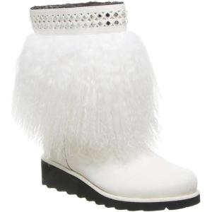 imageBEARPAW Womens Elise Multiple Colors  Womens Boot Classic Suede  Womens Slip On Boot  Comfortable Winter BootWhite