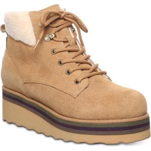 imageBEARPAW Womens Retro Quinn Boot Multiple Colors ampamp Sizes  Womens Boot Classic Suede  Womens Boots  Lightweight LaceUp BootIced Coffee