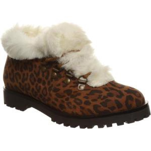 imageBEARPAW Womens Vera Multiple Colors  Womens Chukka Bootie  Womens Slip On Boot  Comfortable Winter BootHickory Leopard