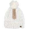 imageBEARPAW Womens Cold Weather Super Soft Faux Fur Fashion Modern Winter Knit Warm Pom Hat with Oversize Multicolor PomEgret