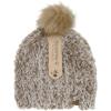imageBEARPAW Womens Cold Weather Super Soft Faux Fur Fashion Modern Winter Knit Warm Pom Hat with Oversize Multicolor PomTaupe