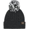 imageBEARPAW Womens 2 Piece Cold Weather Set Soft and Cozy Knit Pom Hat With Oversize Pom Matching Mitten or Touchscreen GlovesBlack