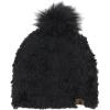 imageBEARPAW Womens Cold Weather Super Soft Faux Fur Fashion Modern Winter Knit Warm Pom Hat with Oversize Multicolor PomBlack