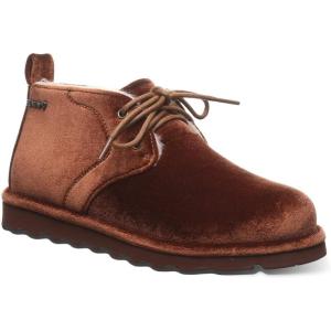 imageBEARPAW Womens Skye Multiple Colors  Womens Chukka Bootie  Womens Slip On Boot  Comfortable Winter BootCarmel Velvet