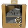 imageBEARPAW Baby Suede Slippers with Faux Fur Lining Comfortable Suede Slip On for Indoor and OutdoorGray Jack
