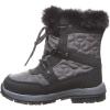imageBEARPAW Marina Youth Multiple Colors  Youths Boot Classic Suede  Youths Slip On Boot  Comfortable Winter BootBlackGrey