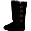 imageBEARPAW Womens Lori Multiple Colors  Womens Boot Classic Suede  Womens Slip On Boot  Comfortable Winter BootBlackGrey