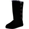 imageBEARPAW Womens Lori Multiple Colors  Womens Boot Classic Suede  Womens Slip On Boot  Comfortable Winter BootBlackGrey