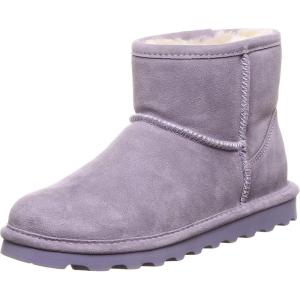 imageBEARPAW Womens Alyssa Multiple Colors  Womens Ankle Boot  Womens Slip On Boot  Comfortable Winter BootPurple Lilac 665 Lilac 665