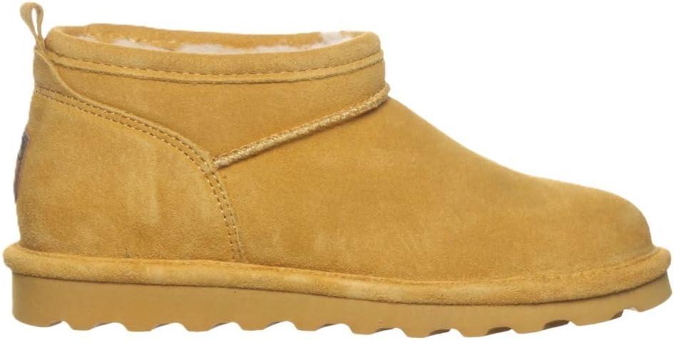 imageBEARPAW Womens Super Shorty Boot  Womens Ankle Boot  Womens Slip On Boot  Comfortable Winter Boot  Multiple Colors ampamp SizesAged Honey