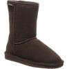imageBEARPAW Emma Short Womens Classic Winter Slip On Boots Lightweight Suede Boots Multiple ColorsChocolate
