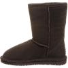 imageBEARPAW Emma Short Womens Classic Winter Slip On Boots Lightweight Suede Boots Multiple ColorsChocolate