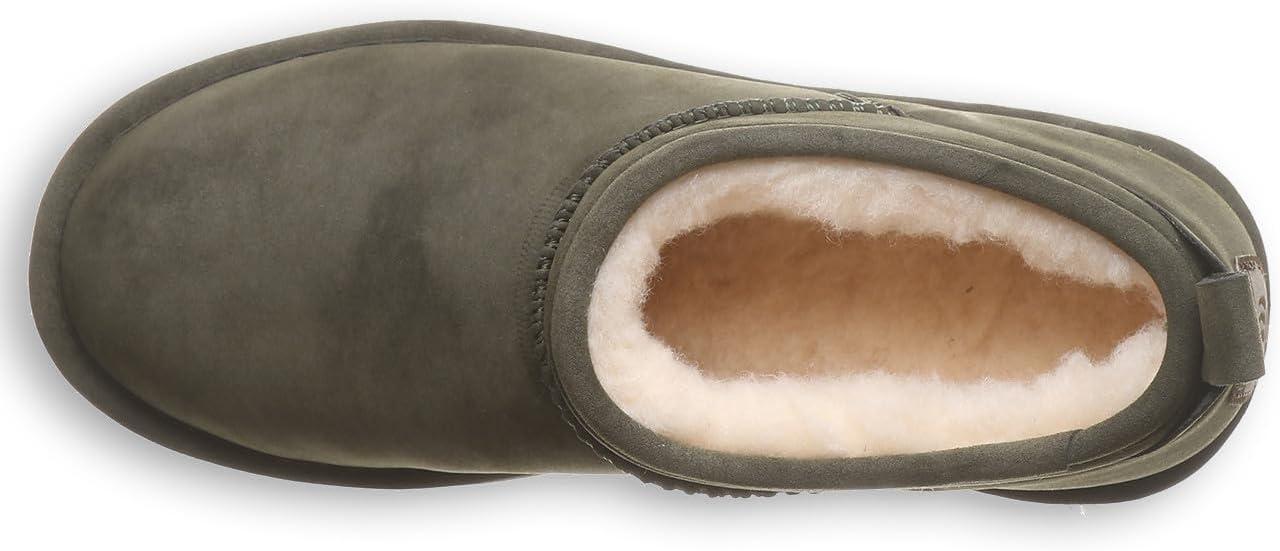imageBEARPAW Womens Retro Super Shorty Boot  Womens Ankle Boot  Womens Slip On Boot  Comfortable Winter Boot  Multiple Colors ampamp SizesAlgae