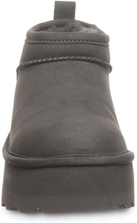 imageBEARPAW Womens Retro Super Shorty Boot  Womens Ankle Boot  Womens Slip On Boot  Comfortable Winter Boot  Multiple Colors ampamp SizesCarbon