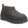 imageBEARPAW Womens Retro Super Shorty Boot  Womens Ankle Boot  Womens Slip On Boot  Comfortable Winter Boot  Multiple Colors ampamp SizesCarbon
