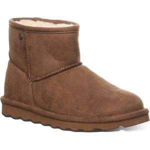 imageBEARPAW Womens Alyssa Vegan Multiple Colors  Womens Ankle Boot  Womens Slip On Boot  Comfortable Winter BootHickory