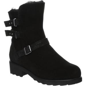 imageBEARPAW Womens Lucy MidCalf Laceup Boot  Comfortable Winter Boot in Multiple ColorsBlack