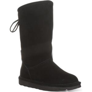 imageBEARPAW Womens Lydia II Classic Suede Pull On Boot  Comfortable Winter Boot Multiple Colors ampamp SizesBlack Ii