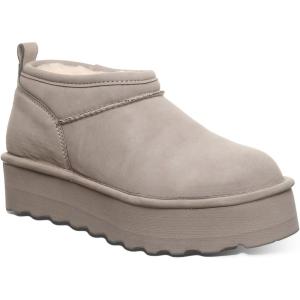 imageBEARPAW Womens Retro Super Shorty Vegan  Womens Ankle Boot  Comfortable Winter BootStone