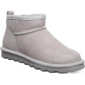 imageBEARPAW Womens Shorty Exotic Boot  Womens Ankle Boot  Comfortable Winter BootGray Fog