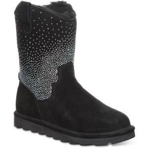 imageBearpaw Serafina Womens Rhinestone Glittered Boots Black  8 Medium