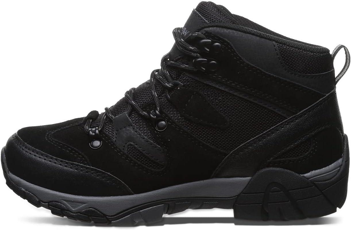 imageBEARPAW Womens Corsica Multiple Colors  Womens Bootie  Womens Hiker Boot  Comfortable Hiking BootBlackBlack