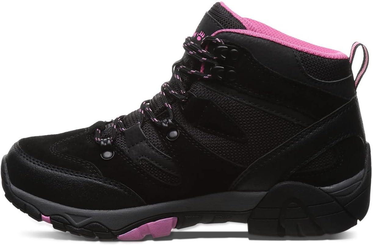 imageBEARPAW Womens Corsica Multiple Colors  Womens Bootie  Womens Hiker Boot  Comfortable Hiking BootBlackFuschia