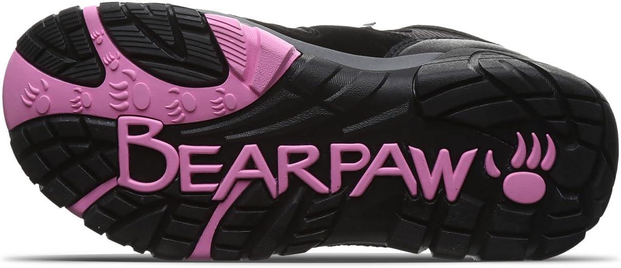 imageBEARPAW Womens Corsica Multiple Colors  Womens Bootie  Womens Hiker Boot  Comfortable Hiking BootBlackFuschia
