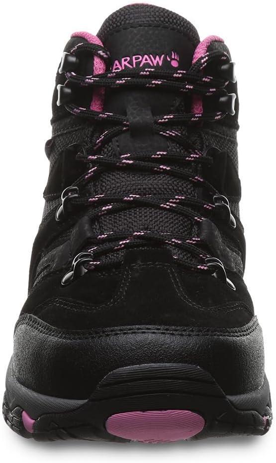 imageBEARPAW Womens Corsica Multiple Colors  Womens Bootie  Womens Hiker Boot  Comfortable Hiking BootBlackFuschia