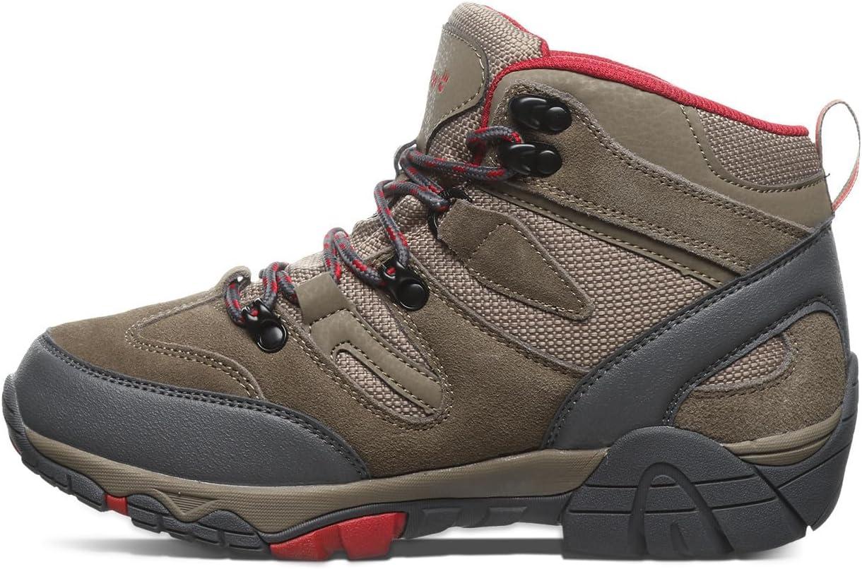 imageBEARPAW Womens Corsica Multiple Colors  Womens Bootie  Womens Hiker Boot  Comfortable Hiking BootTaupeRed