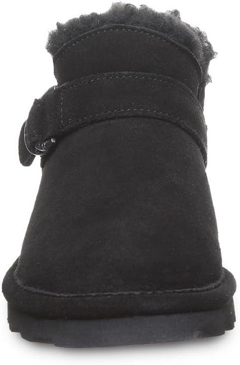 imageBEARPAW Womens Shorty Buckle Boot  Womens Ankle Boot  Womens Slip On Boot  Comfortable Winter Boot  Multiple Colors ampamp SizesBlack