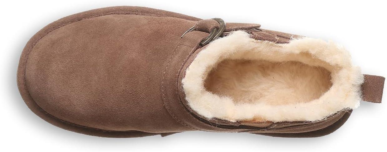 imageBEARPAW Womens Shorty Buckle Boot  Womens Ankle Boot  Womens Slip On Boot  Comfortable Winter Boot  Multiple Colors ampamp SizesCocoa