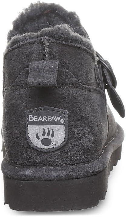 imageBEARPAW Womens Shorty Buckle Boot  Womens Ankle Boot  Womens Slip On Boot  Comfortable Winter Boot  Multiple Colors ampamp SizesGraphite