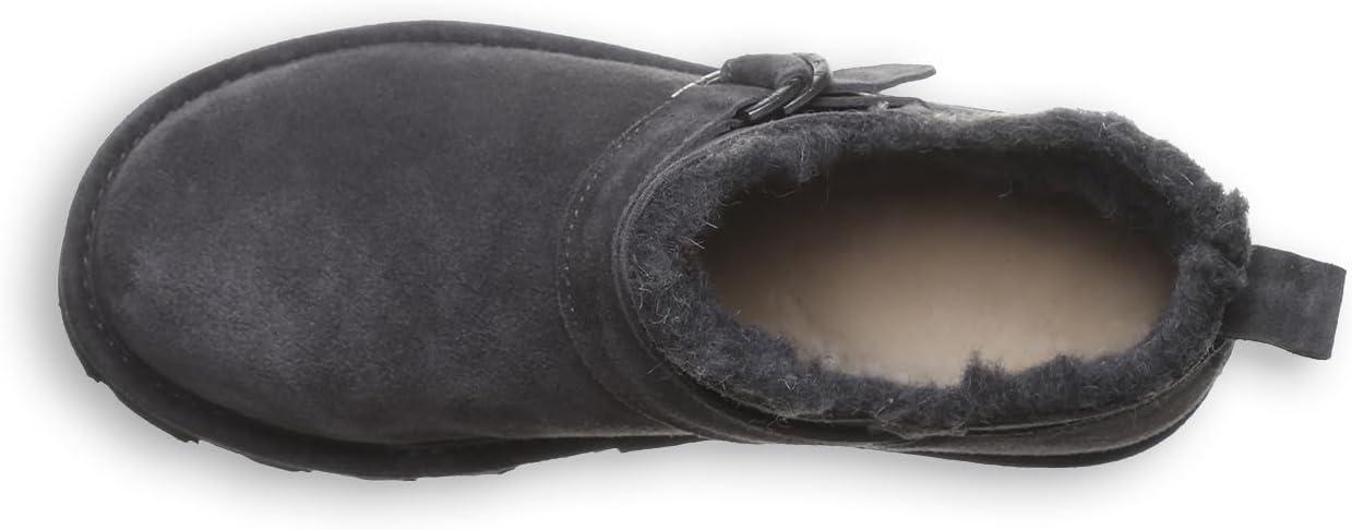 imageBEARPAW Womens Shorty Buckle Boot  Womens Ankle Boot  Womens Slip On Boot  Comfortable Winter Boot  Multiple Colors ampamp SizesGraphite