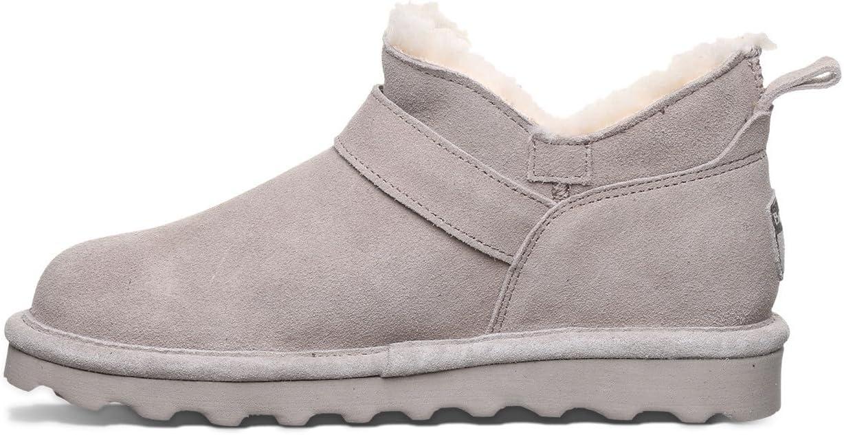 imageBEARPAW Womens Shorty Buckle Boot  Womens Ankle Boot  Womens Slip On Boot  Comfortable Winter Boot  Multiple Colors ampamp SizesMushroom