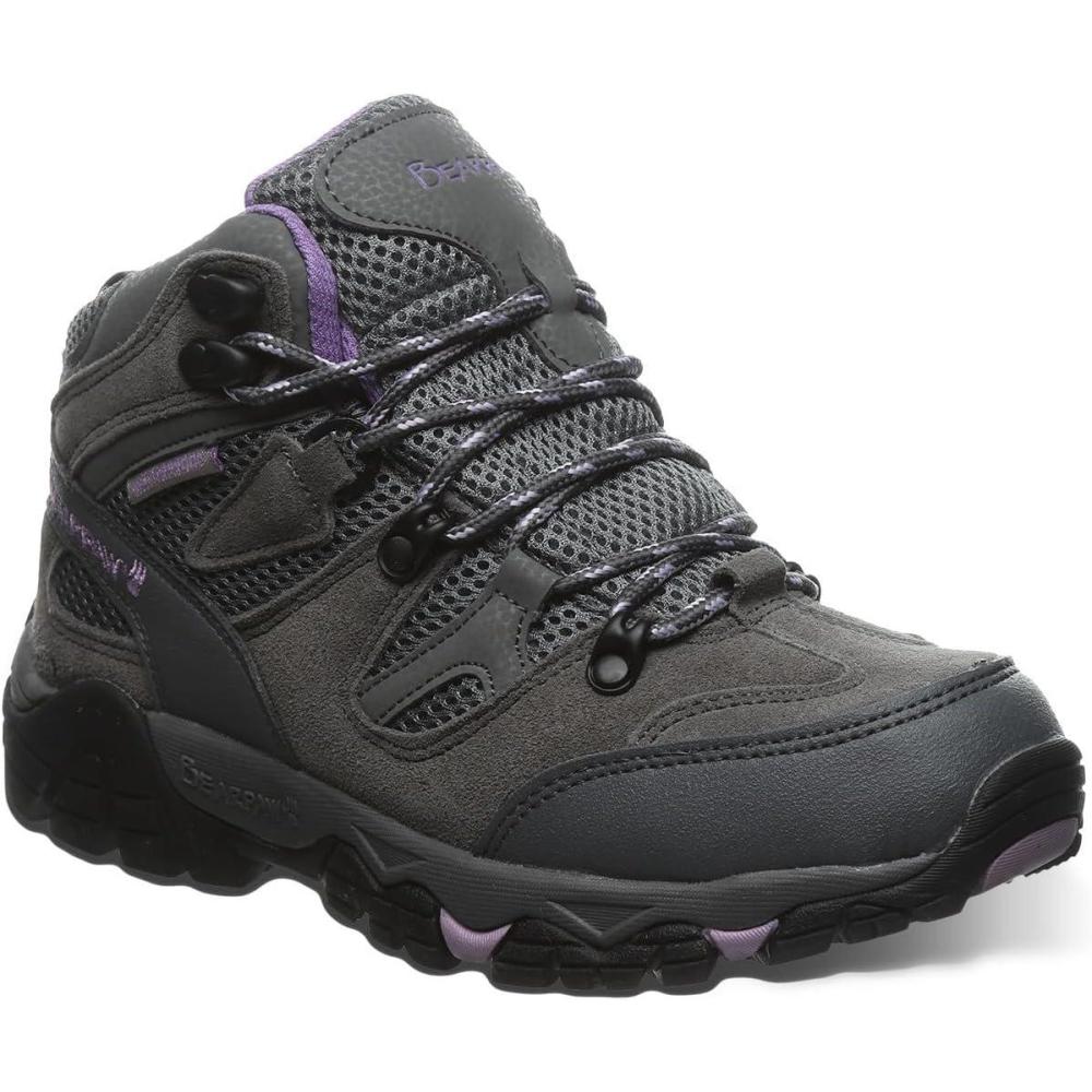 imageBEARPAW Womens Corsica Multiple Colors  Womens Bootie  Womens Hiker Boot  Comfortable Hiking BootGray Fog