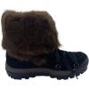 imageBEARPAW Womens Marilyn Classic Suede LaceUp Boot  Comfortable Womens BootBlackBrown