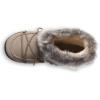 imageBEARPAW Womens Marilyn Classic Suede LaceUp Boot  Comfortable Womens BootStone