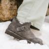imageBEARPAW Womens Shorty Buckle Boot  Womens Ankle Boot  Womens Slip On Boot  Comfortable Winter Boot  Multiple Colors ampamp SizesGraphite