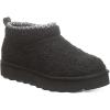 imageBEARPAW Womens Snuggle Daphne Deco Slip on Ankle Winter BootBlack Ii