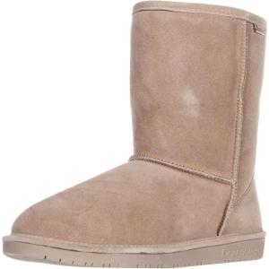 imageBEARPAW Emma Short Womens Classic Winter Slip On Boots Lightweight Suede Boots Multiple ColorsCamel