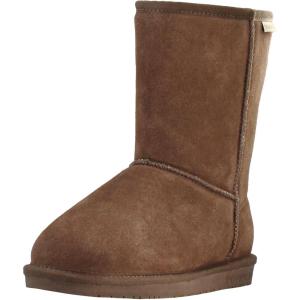 imageBEARPAW Emma Short Womens Classic Winter Slip On Boots Lightweight Suede Boots Multiple ColorsCocoa