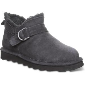 imageBEARPAW Womens Shorty Buckle Boot  Womens Ankle Boot  Womens Slip On Boot  Comfortable Winter Boot  Multiple Colors ampamp SizesGraphite