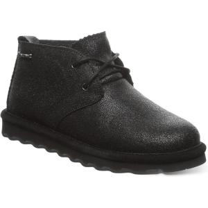 imageBEARPAW Womens Skye Suede Ankle Chukka BootsBlack Caviar
