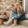 imageBEARPAW Womens Elle Tall Multiple Colors  Classic Suede Slip On Winter BootMushroom