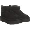 imageBEARPAW Womens Retro Shorty Boot  Womens Ankle Boot  Comfortable Winter BootBlack Solid