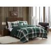 imageBearPaw  King Comforter Set 4Piece Bedding with Matching Shams ampamp Pillow Ideal for All Seasons Curtis Green KingGreen