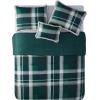 imageBearPaw  King Comforter Set 4Piece Bedding with Matching Shams ampamp Pillow Ideal for All Seasons Curtis Green KingGreen