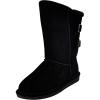 imageBEARPAW WomensGirls Boshie Winter BootBlackBlack Sweater in Back