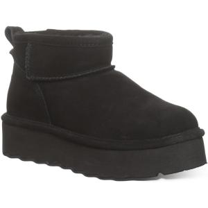 imageBEARPAW Womens Retro Shorty Boot  Womens Ankle Boot  Comfortable Winter BootBlack Solid